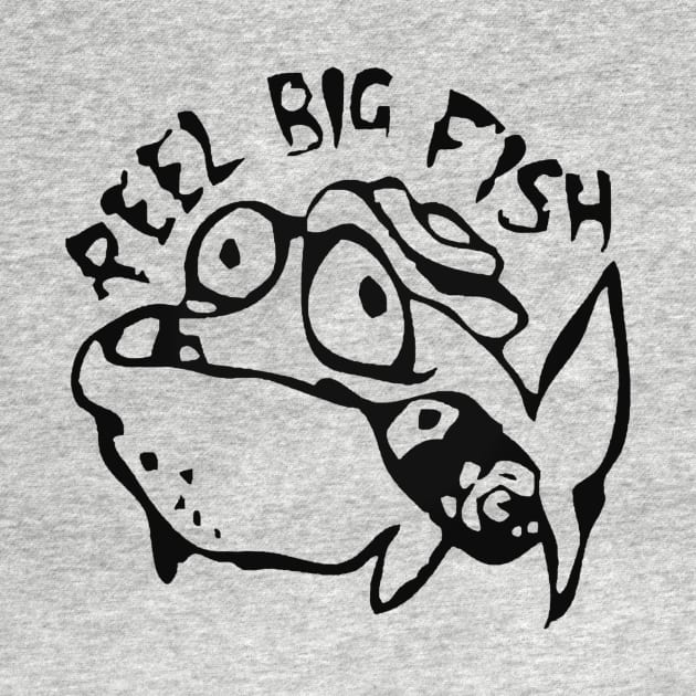 vintage reel big fish by One Shoot Crout Arts